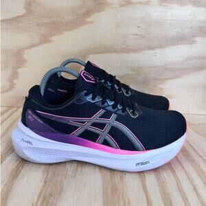 Asics - Gel-Kayano 30 - Running Shoes - Black/Pink - Women's - 9 - 1012B357